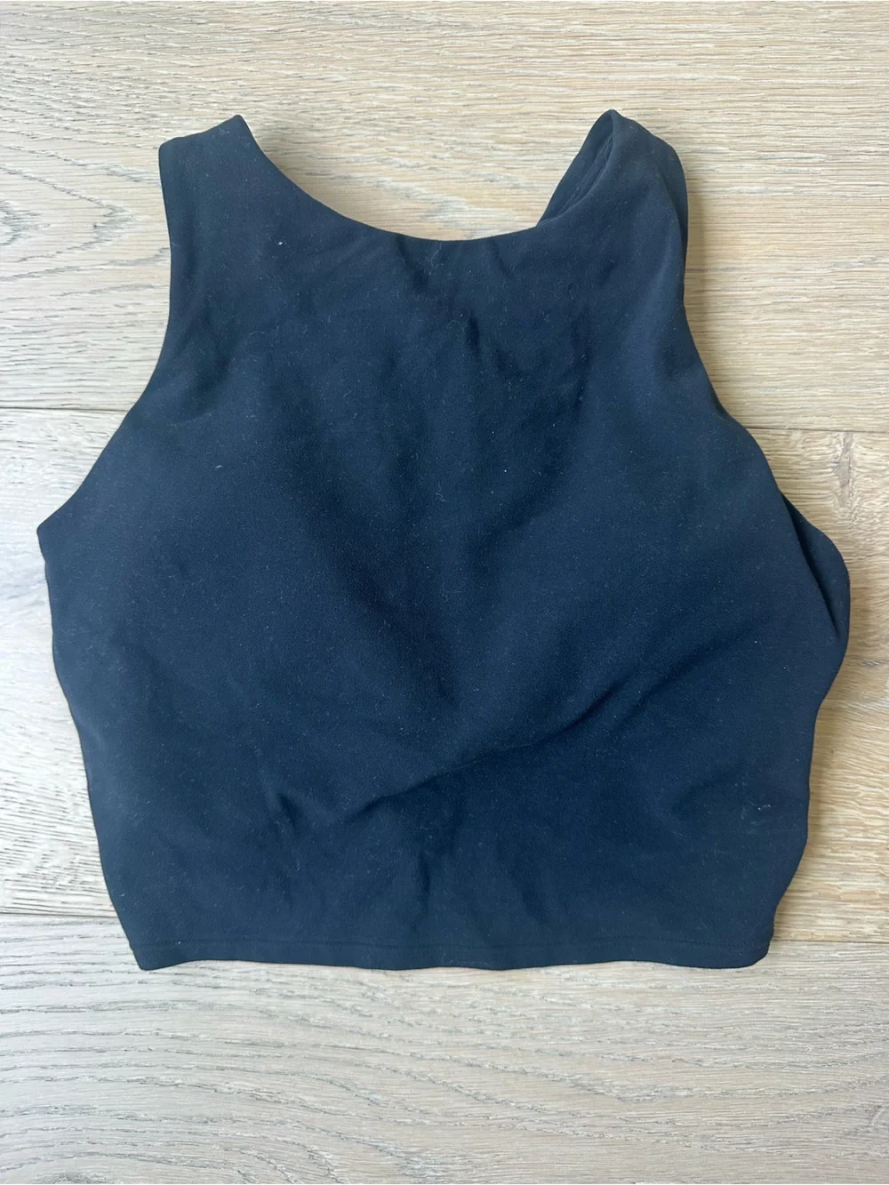 Athleta Conscious Crop Bra Black XS